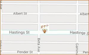 Adele-Rae Florist Ltd. map thumbnail, 4714 Hastings Street Burnaby BC V5C2K7